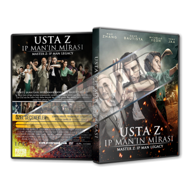 Usta Z Ip man'ın Mirası - Master Z Ip Man Legacy 2018 Türkçe dvd cover Tasarımı